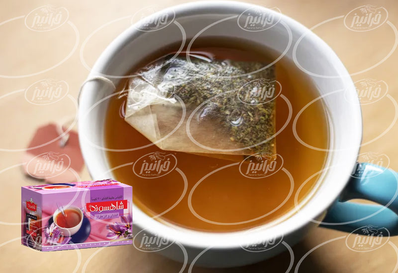 معاملات اصلی چای زعفران شاهسوند پوشش دار