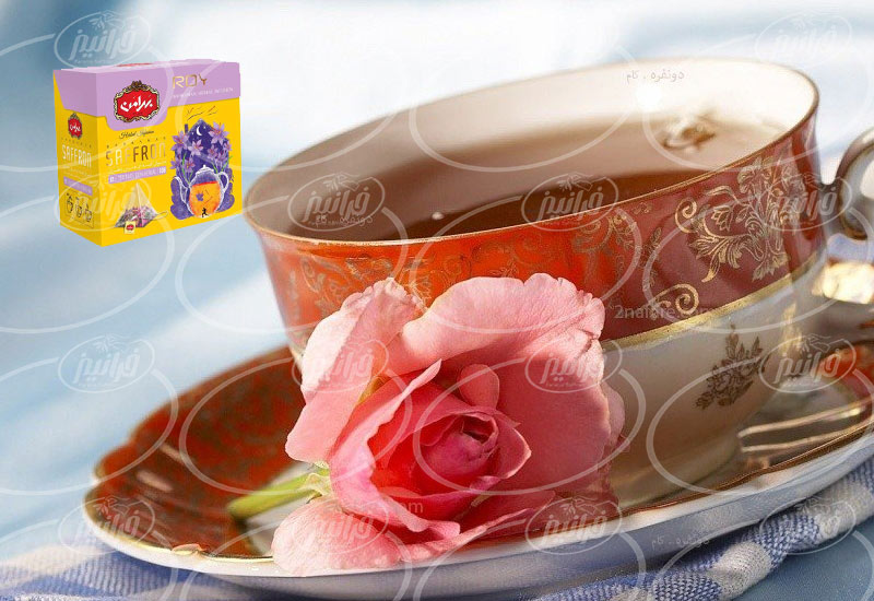 مجموعه برای ارسال چای زعفرانی بهرامن ۱۲ تایی